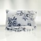 Eco Friendly Grey Floral Pillowcase