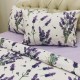 Eco Friendly Purple Floral Quilt Cover