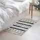 Boho Tufted Rug Cotton Woven Print Tassels Throw Rugs Runner