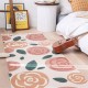 Boho Tufted Rug Cotton Print Tassels Throw Rugs Runner