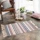 Boho Tufted Rug Cotton Woven Print Tassels Throw Rugs Runner