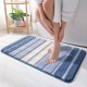 Soft Dark Grey Bath Mat Non Slip Rubber