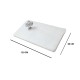 White Silky Floor Mat