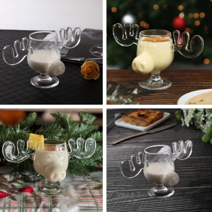 Christmas Transparent Reindeer Mug