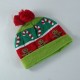 Christmas Woolen Hat with Pom Pom on Top