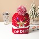 Christmas Woolen Hat with Pom Pom on Top