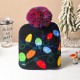 Christmas Woolen Hat with Pom Pom on Top