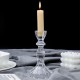 Glass Designed Candle Holder