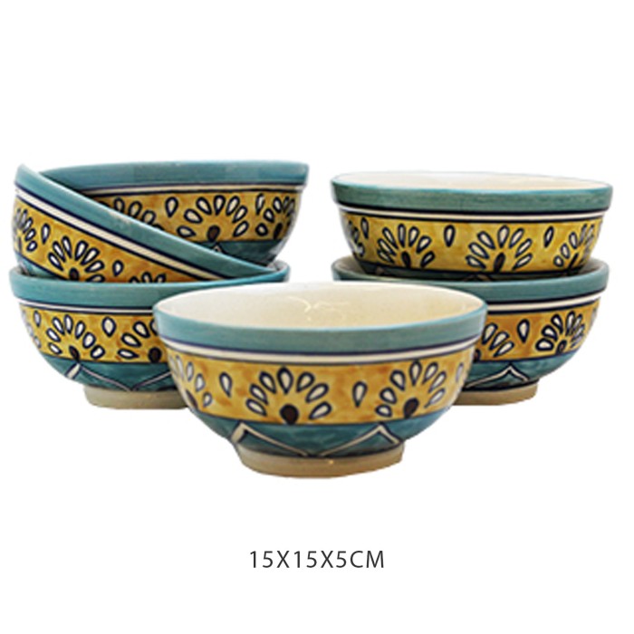 Yellow Indian Porcelain Bowl