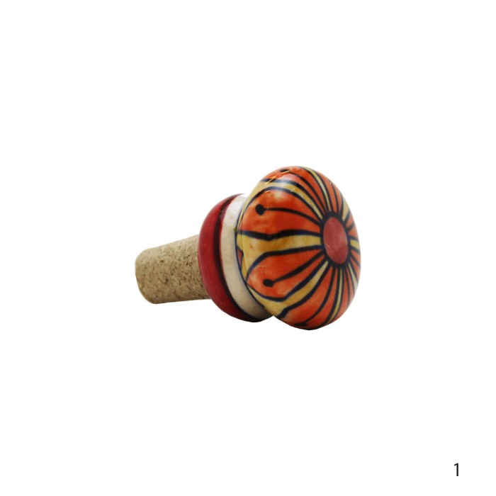 Indian Porcelain Bottle Stopper