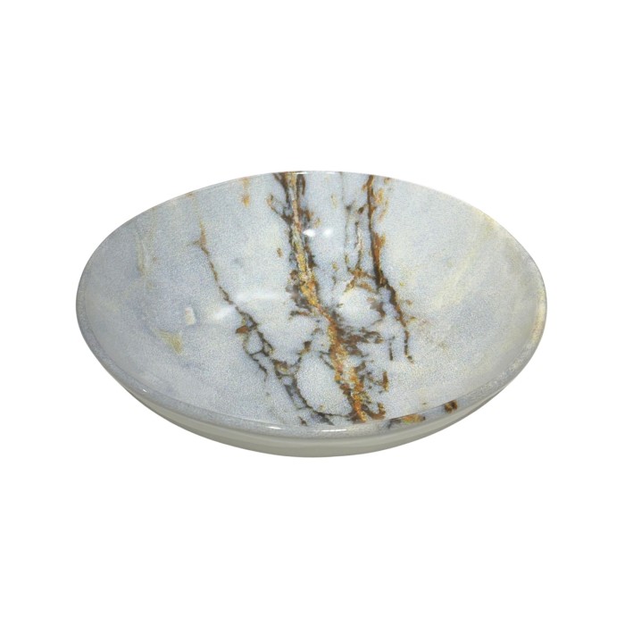 Marble Ceramic Deep Plate