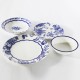 Ceramic Designed Plates Set of Twenty Four Pieces