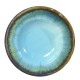 Stunning Blue and Brown Ceramic Plate