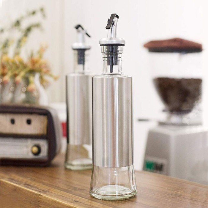 Stainless Steel Oil Dispenser Bottle