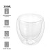 Transparent Double Wall Glass Coffee Cups