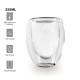 Transparent Double Wall Glass Coffee Cups