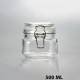 Glass Jar with Airtight Silicone Seal 