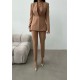 Women's Fashion Set Beige Clothes