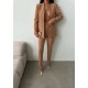 Women's Fashion Set Beige Clothes