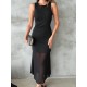 Women's Fashion Black  Dress