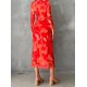 Women's Fashion Dress Orange