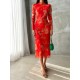 Women's Fashion Dress Orange