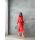 Women's Fashion Dress Orange