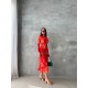 Women's Fashion Dress Orange