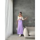 Women's Fashion Satin Purple Skirt