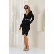 Long Belt Dress Ladies Fashion Clothes