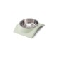 Dog Single Plastic Bowl with Stainless Steel Removable Plate