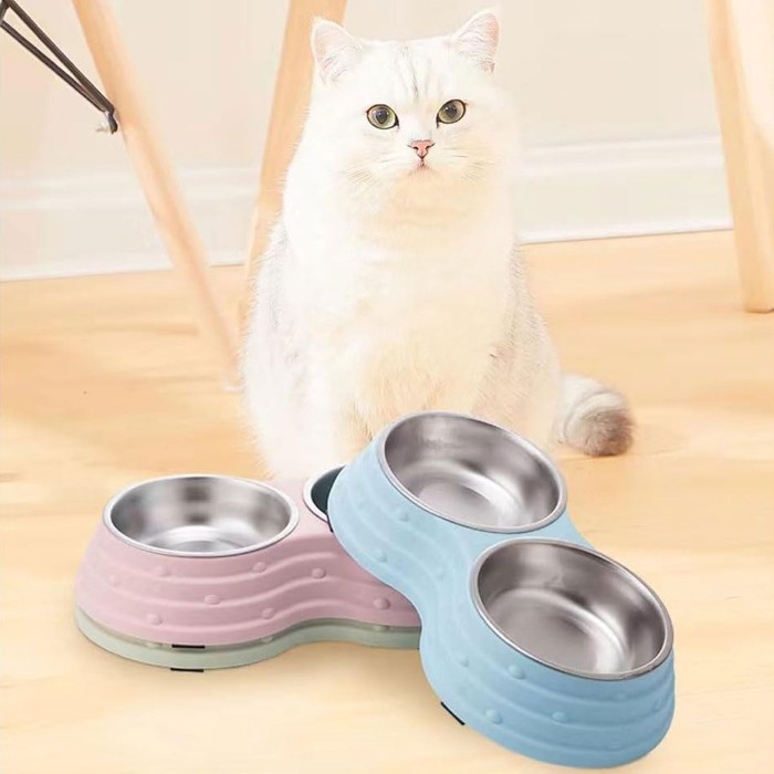 Dog Double Anti Slip Bowl