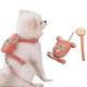 Dog Harness And Leash Cute Designed Adjustable