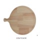 Round Wooden Pizza Plate