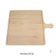 Wooden Rectangular Pizza Plate