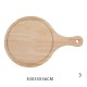 Round Wooden Pizza Plate