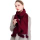 Women’s Cotton Stole with Pom Pom Accents