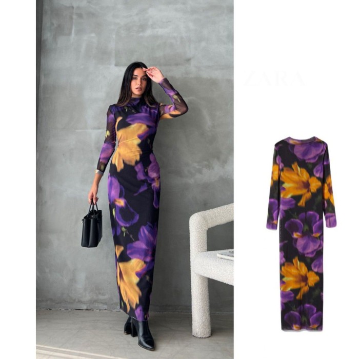 Women's Fashion Dress Floral