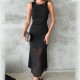 Women's Fashion Black Dress