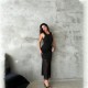 Women's Fashion Black Dress