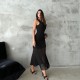 Women's Fashion Black Dress