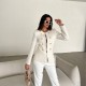 Women's Fashion White Jacket