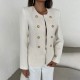 Women's Fashion White Jacket