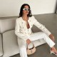 Women's Fashion White Jacket