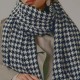 Women Fashion Scarf Pied de Poule