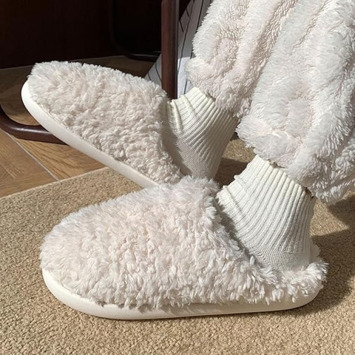 Fluffy Warm Cozy Non-Slip Slippers