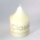 Classic White Pillar Candle