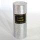 Glittery Cylinder Candle