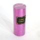 Glittery Cylinder Candle