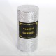 Glittery Cylinder Candle